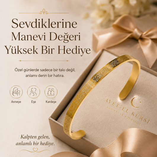 Ayetel Kürsi Altın Bileklik — Seni Her An Koruyan Dua